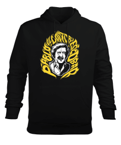 Pablo Escobar Tasarım Baskılı Siyah Erkek Kapüşonlu Hoodie Sweatshirt