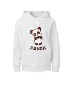 PANDA Çocuk Unisex Hoodie Kapüşonlu