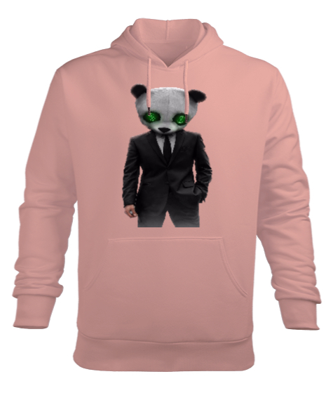 Panda kafalı Yavru Ağzı Erkek Kapüşonlu Hoodie Sweatshirt