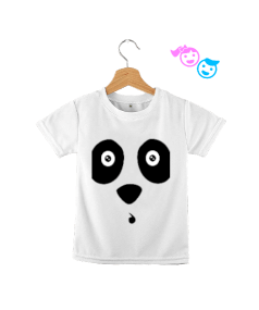 Pandalı tişört unisex Çocuk Unisex