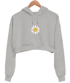 PAPATYA Kadın Crop Hoodie Kapüşonlu Sweatshirt