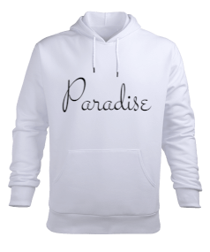 Paradise Erkek Kapüşonlu Hoodie Sweatshirt