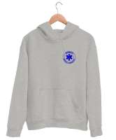 Paramedic, 112, Acil Tıp Teknisyeni, Paramedik, Emergency, Medical, İlk Yardım Gri Unisex Kapşonlu Sweatshirt - Thumbnail