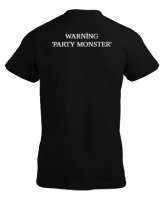 party monster Siyah Erkek Tişört - Thumbnail
