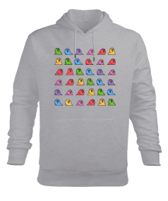 Party Parrot Emoji Erkek Kapüşonlu Hoodie Sweatshirt