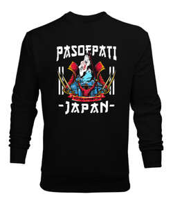 Pasoepati Japan Siyah Erkek Sweatshirt