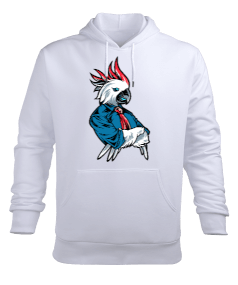 Patron Papağan Erkek Kapüşonlu Hoodie Sweatshirt