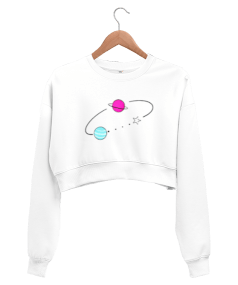 PBS X Kadın Crop Sweatshirt