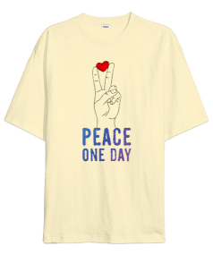 Peace One Day Oversize Unisex Tişört