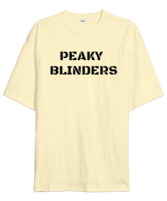 Peaky Blinders figürlü Oversize Unisex Tişört