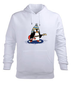 Penguen desenli sweat Erkek Kapüşonlu Hoodie Sweatshirt