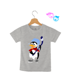 Penguen Figürlü Çocuk Unisex