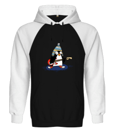 Penguen Orjinal Reglan Hoodi Unisex Sweatshirt Orjinal Reglan Hoodie Unisex Sweatshirt