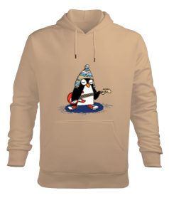 Penguin Erkek Kapüşonlu Hoodie Sweatshirt