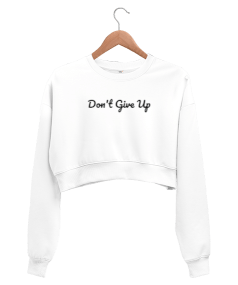 Pes etme Kadın Crop Sweatshirt