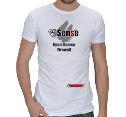 pfSense Brush Erkek T-Shirt Erkek Regular Kesim Tişört