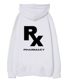 PHARMACY Oversize Unisex Kapüşonlu Sweatshirt - Thumbnail