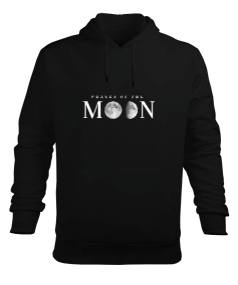 PHASES OF THE MOON Erkek Kapüşonlu Hoodie Sweatshirt