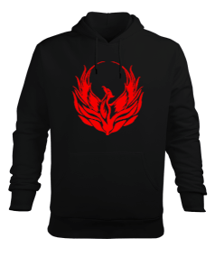 Phoenix Erkek Kapüşonlu Hoodie Sweatshirt