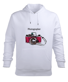 Photographer Genç Tasarım Erkek Kapüşonlu Hoodie Sweatshirt