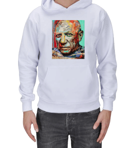 picasso sweat Erkek Kapşonlu