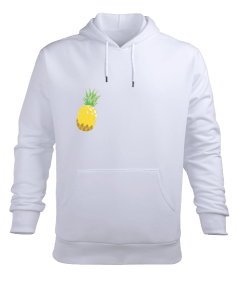 Pineapple Erkek Kapüşonlu Hoodie Sweatshirt