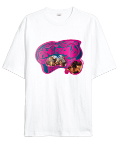 Pink Floyd Psychedelic Rock Baskılı Oversize Unisex Tişört