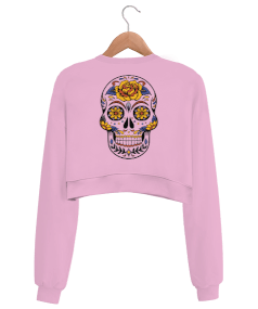 pink phoenix Kadın Crop Sweatshirt