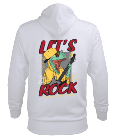 Pintaco Lets Rock Erkek Hoodie Erkek Kapüşonlu Hoodie Sweatshirt