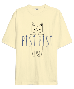 PİSİ PİSİ Oversize Unisex Tişört