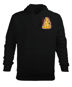 pizza Erkek Kapüşonlu Hoodie Sweatshirt