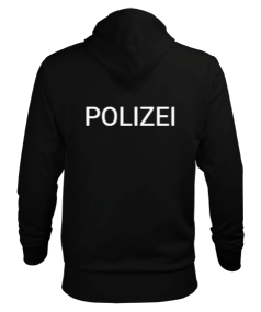 POLIZEI UNISEX Erkek Kapüşonlu Hoodie Sweatshirt