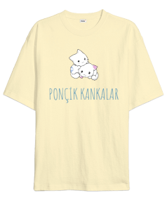 PONÇİK KANKALAR Oversize Unisex Tişört