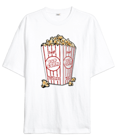 Popcorn Oversize Unisex Tişört