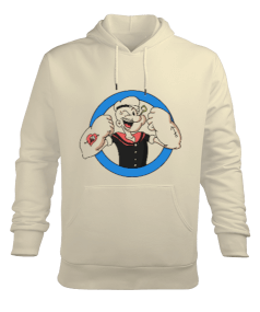 POPEYE Erkek Kapüşonlu Hoodie Sweatshirt