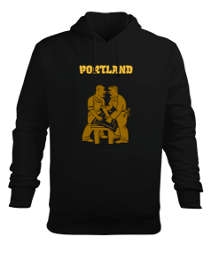 PORTLAND Erkek Kapüşonlu Hoodie Sweatshirt