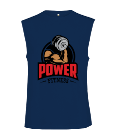 Power Fitness Güç Gym Kesik Kol Unisex Tişört