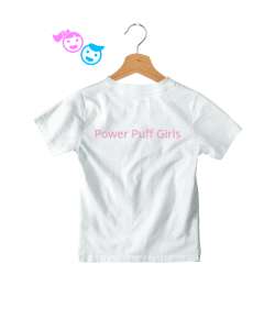 Power Puff Girls Ucan kızlar baskili Beyaz Çocuk Unisex