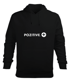 Pozıtıve Erkek Kapüşonlu Hoodie Sweatshirt