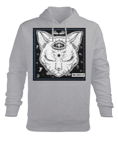 Prachodayat Cat Kedi Tasarım Baskılı Erkek Kapüşonlu Hoodie Sweatshirt