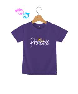 Prenses - Princess Mor Çocuk Unisex