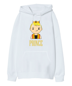 Prince Oversize Unisex Kapüşonlu Sweatshirt