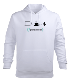 Programmer Erkek Kapüşonlu Hoodie Sweatshirt