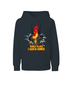 PUBG Winner Winner Chicken Dinner Baskılı Çocuk Unisex Hoodie Kapüşonlu