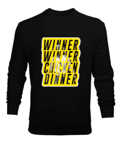 PUBG Winner Winner Chicken Dinner Baskılı Erkek Sweatshirt