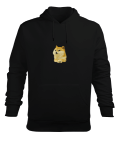 Pudgy Doge Erkek Kapüşonlu Hoodie Sweatshirt