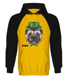 Pug Sweat Orjinal Reglan Hoodie Unisex Sweatshirt