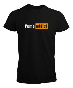 Pump addict v23 Siyah Erkek Tişört