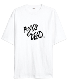 Punks Not Dead Oversize Unisex Tişört