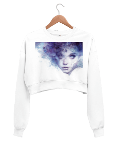 Qualified Kadın Kadın Crop Sweatshirt